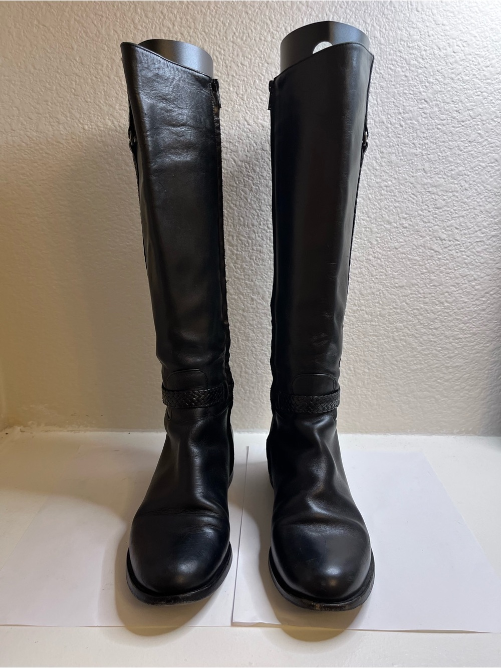 Stéphane Kélian Paris Black Knee-High Leather Boots - Size EU 37 (US 6.5-7)